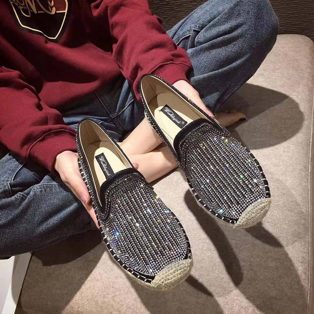 2 Tone Bling Embellishment Rope Flats