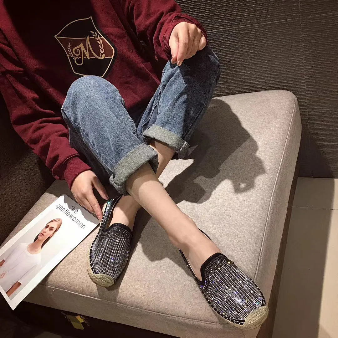 2 Tone Bling Embellishment Rope Flats