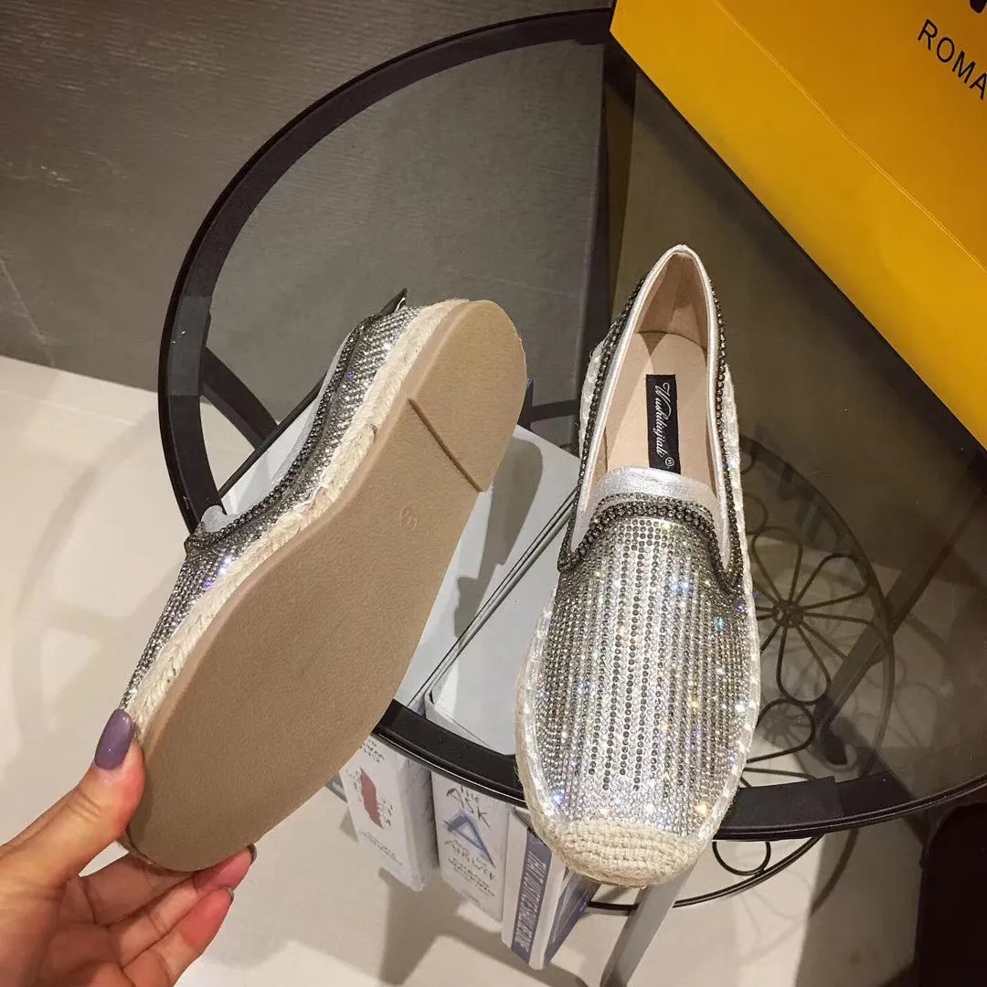 2 Tone Bling Embellishment Rope Flats