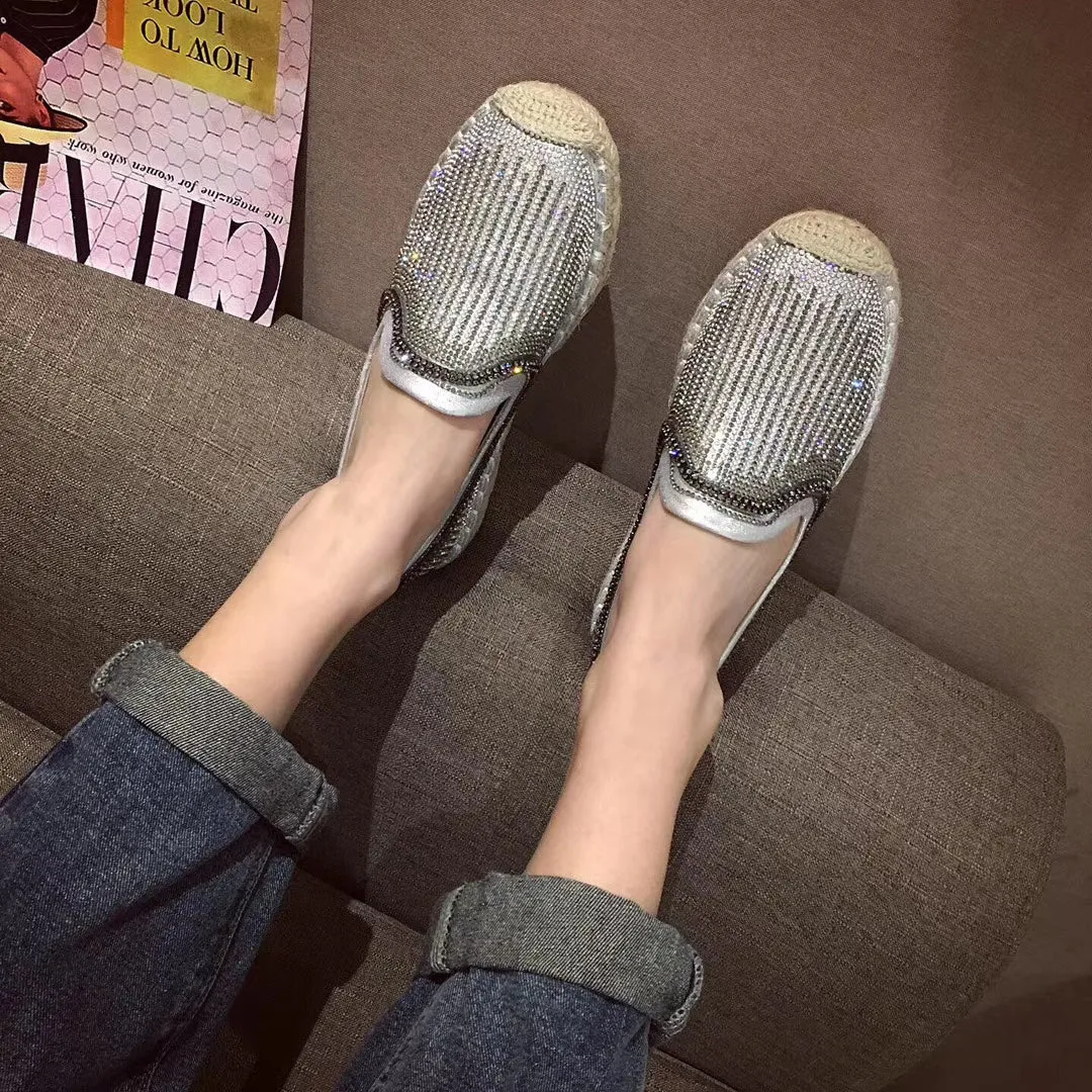 2 Tone Bling Embellishment Rope Flats