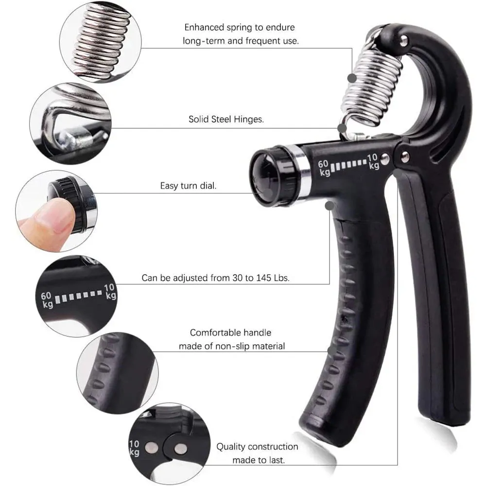 Adjustable Hand Grip Exerciser: Strengthen Your Grip and Forearm Muscles