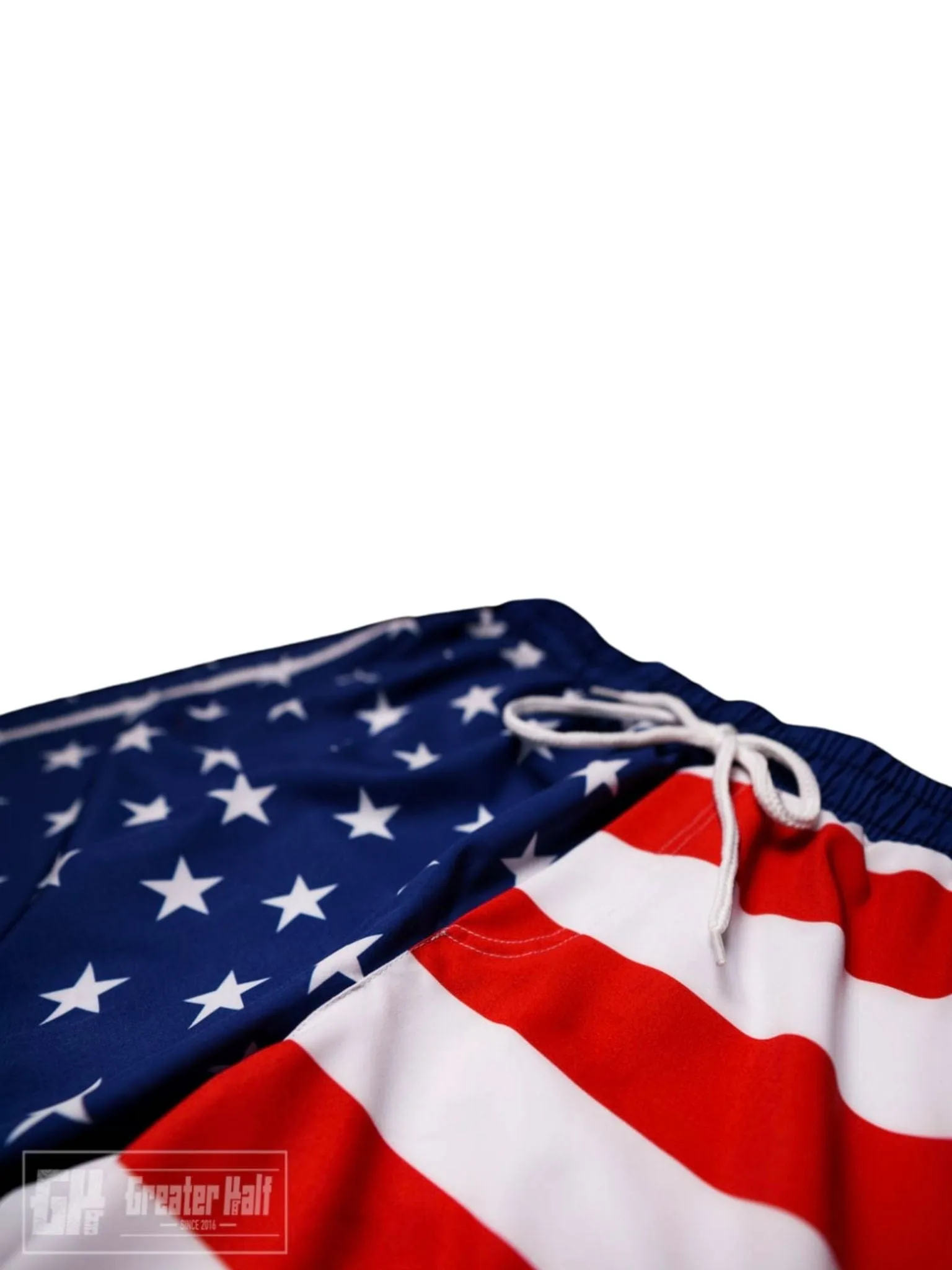 American Flag Swim Trunks