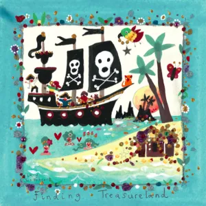 Art Print in a Tube | Finding Treasureland Square | Lucy Loveheart