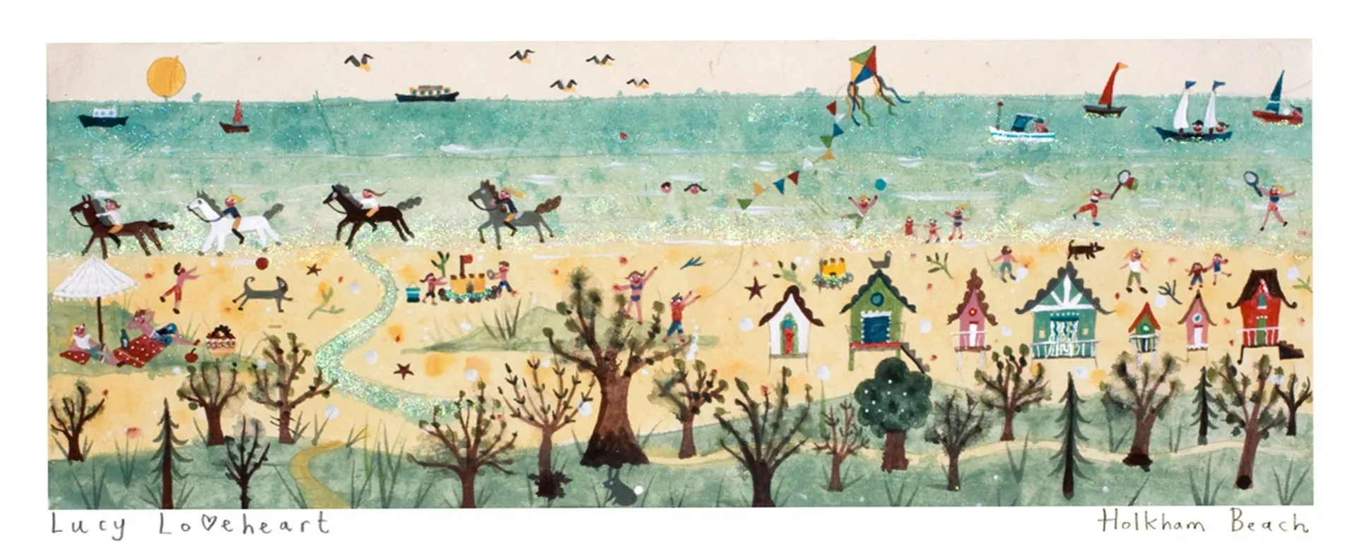 Art Prints | Holkham Beach | Lucy Loveheart
