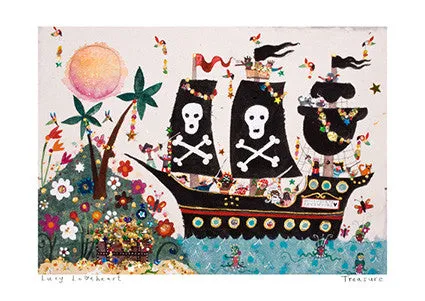 Art Prints in a Tube | Treasure | Lucy Loveheart