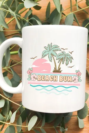 Beach Bum White Mug
