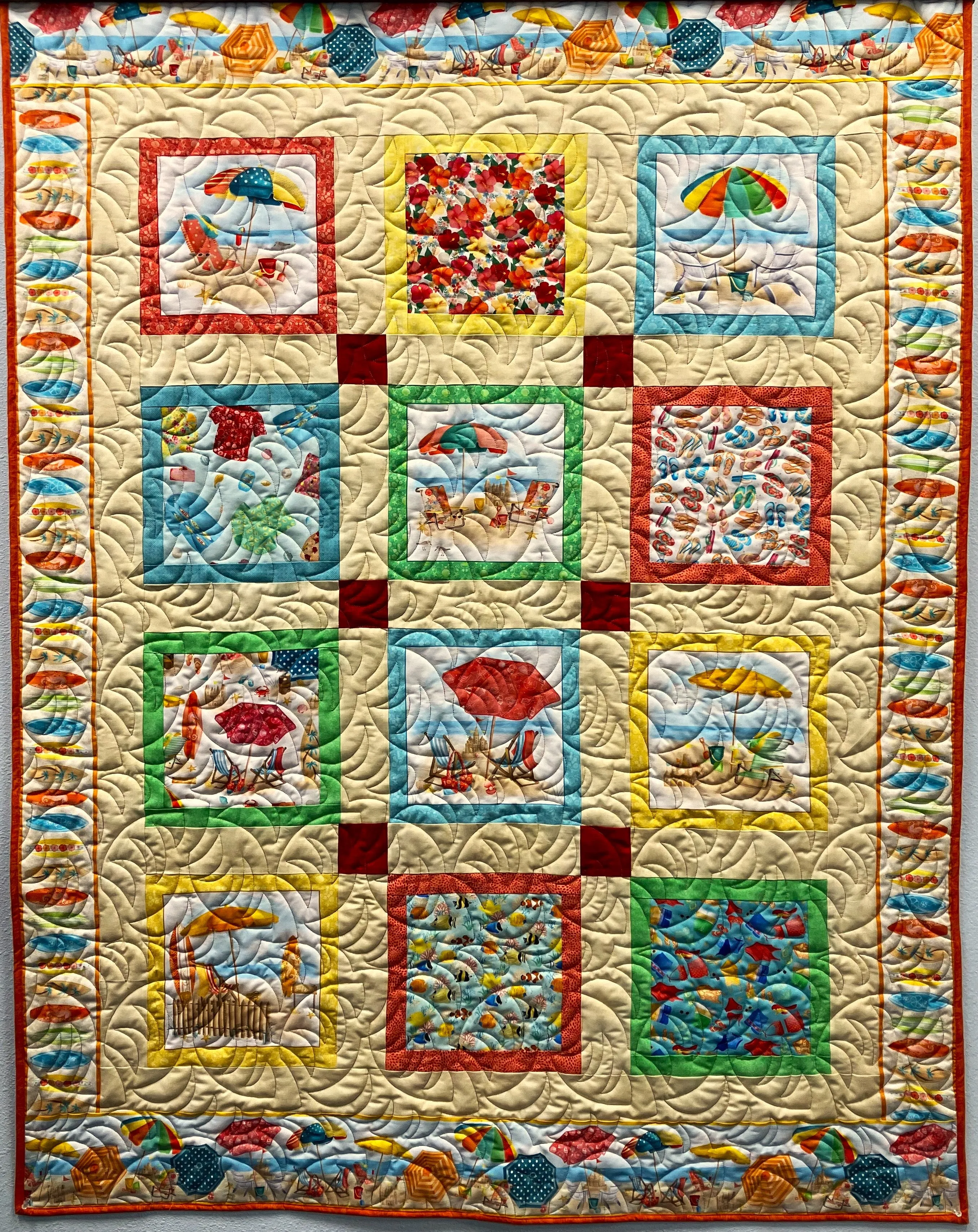 Beach Day Quilt Kit