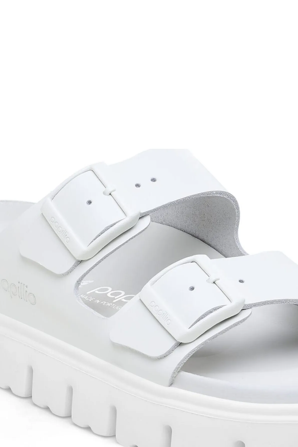 Birkenstock Women's Arizona Chunky Leather Sandals White