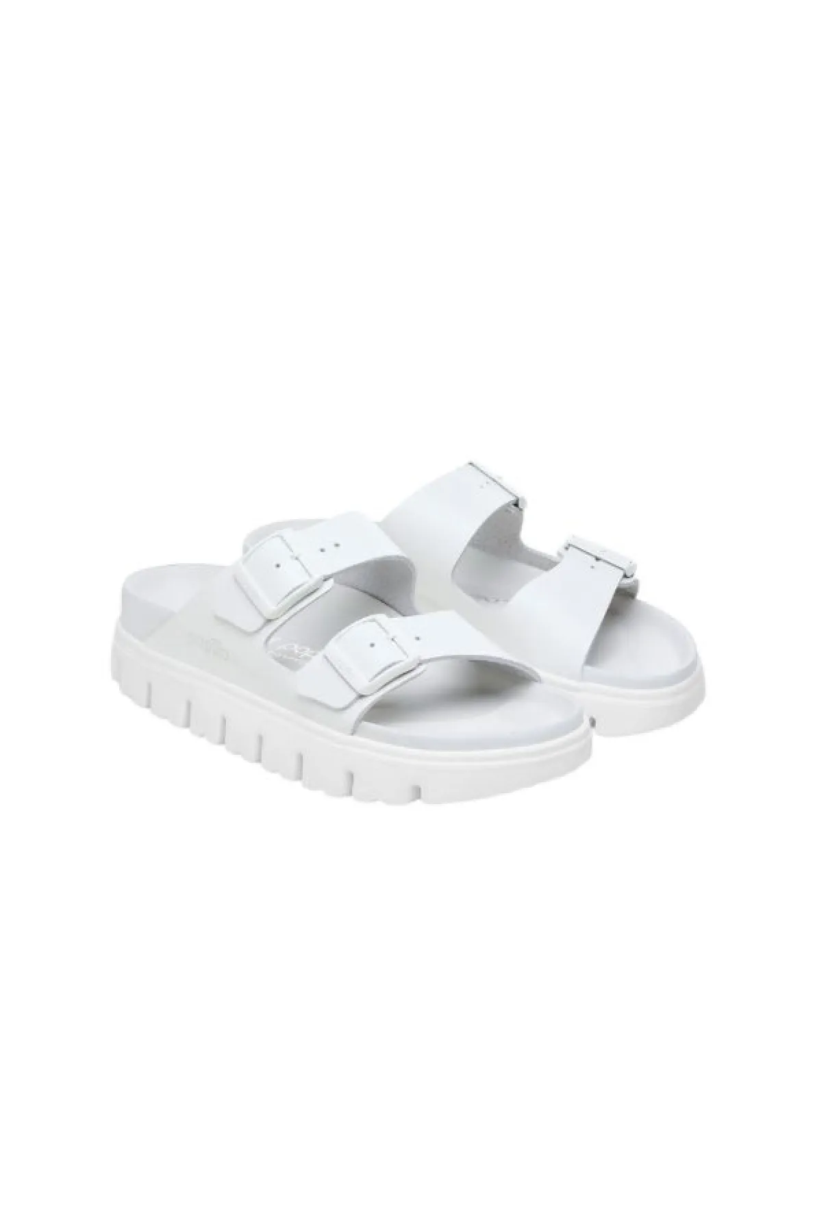Birkenstock Women's Arizona Chunky Leather Sandals White