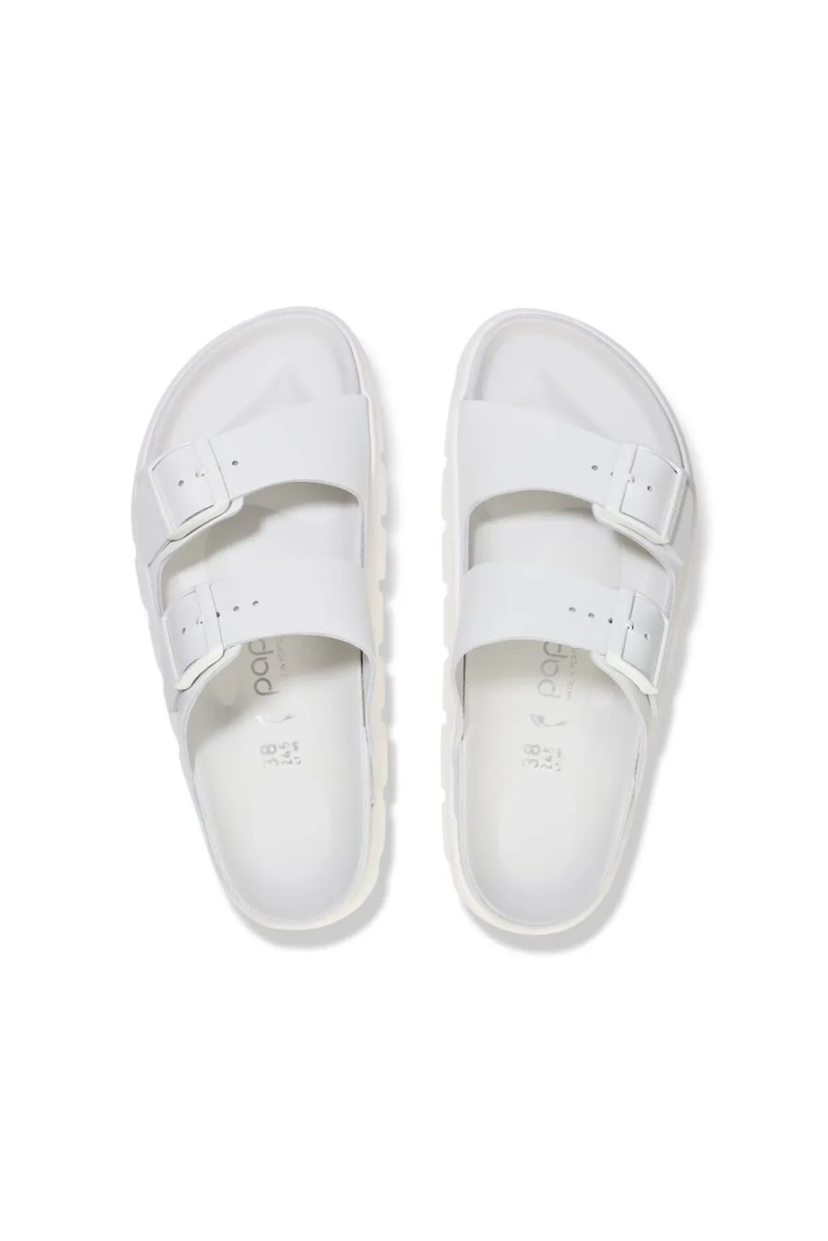 Birkenstock Women's Arizona Chunky Leather Sandals White