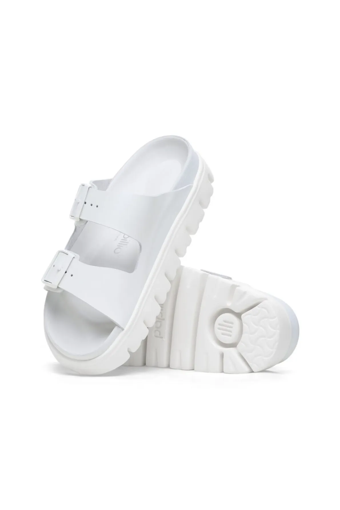 Birkenstock Women's Arizona Chunky Leather Sandals White