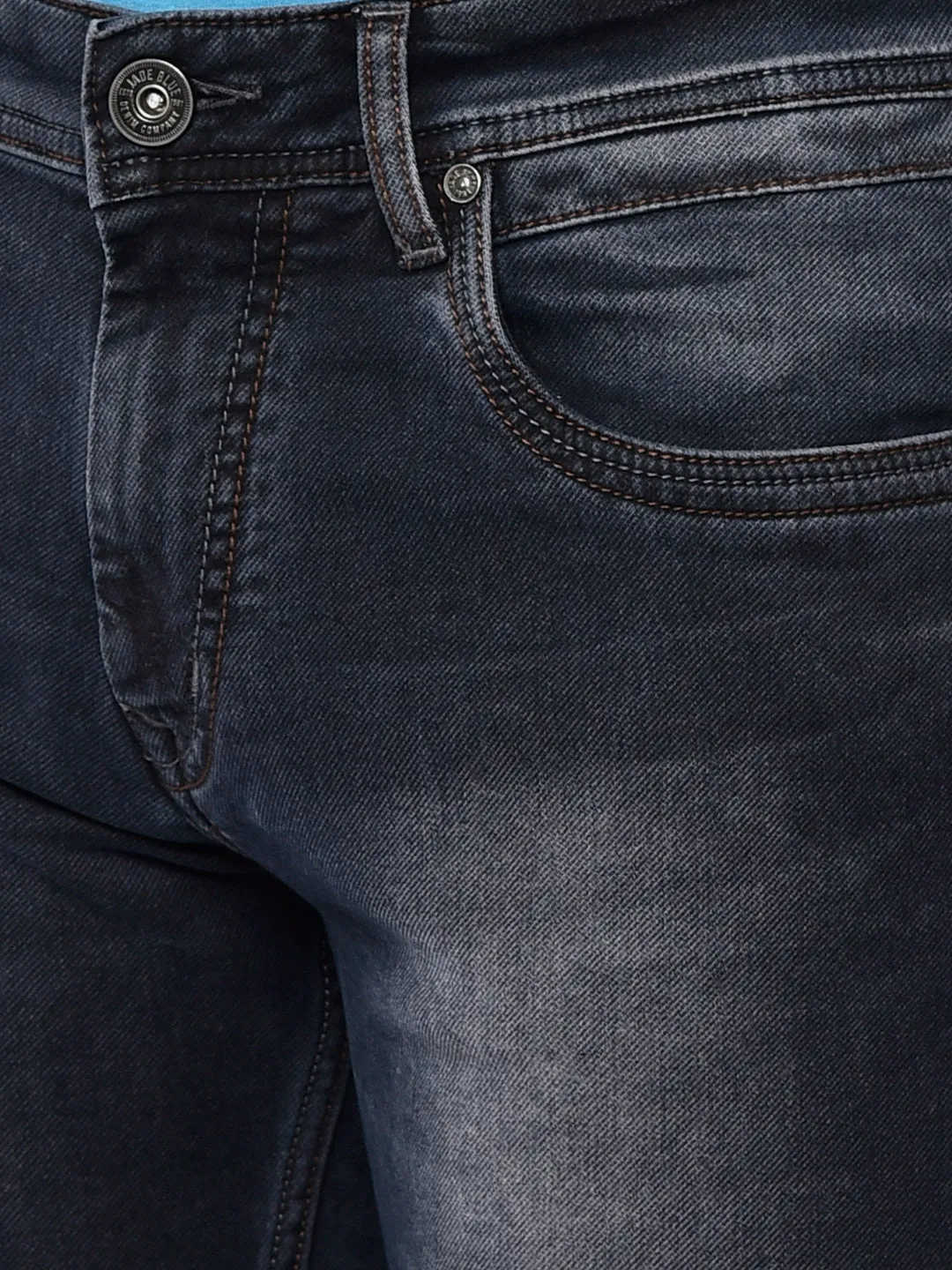 Black Washed Slim Fit Jeans | JadeBlue