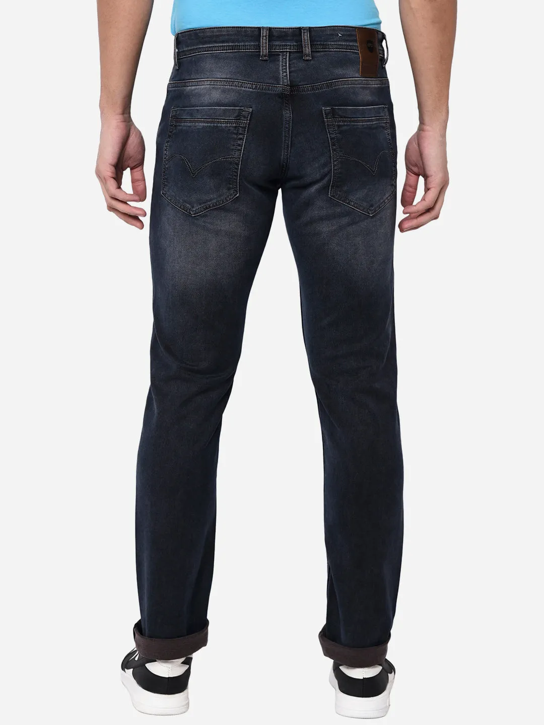 Black Washed Slim Fit Jeans | JadeBlue