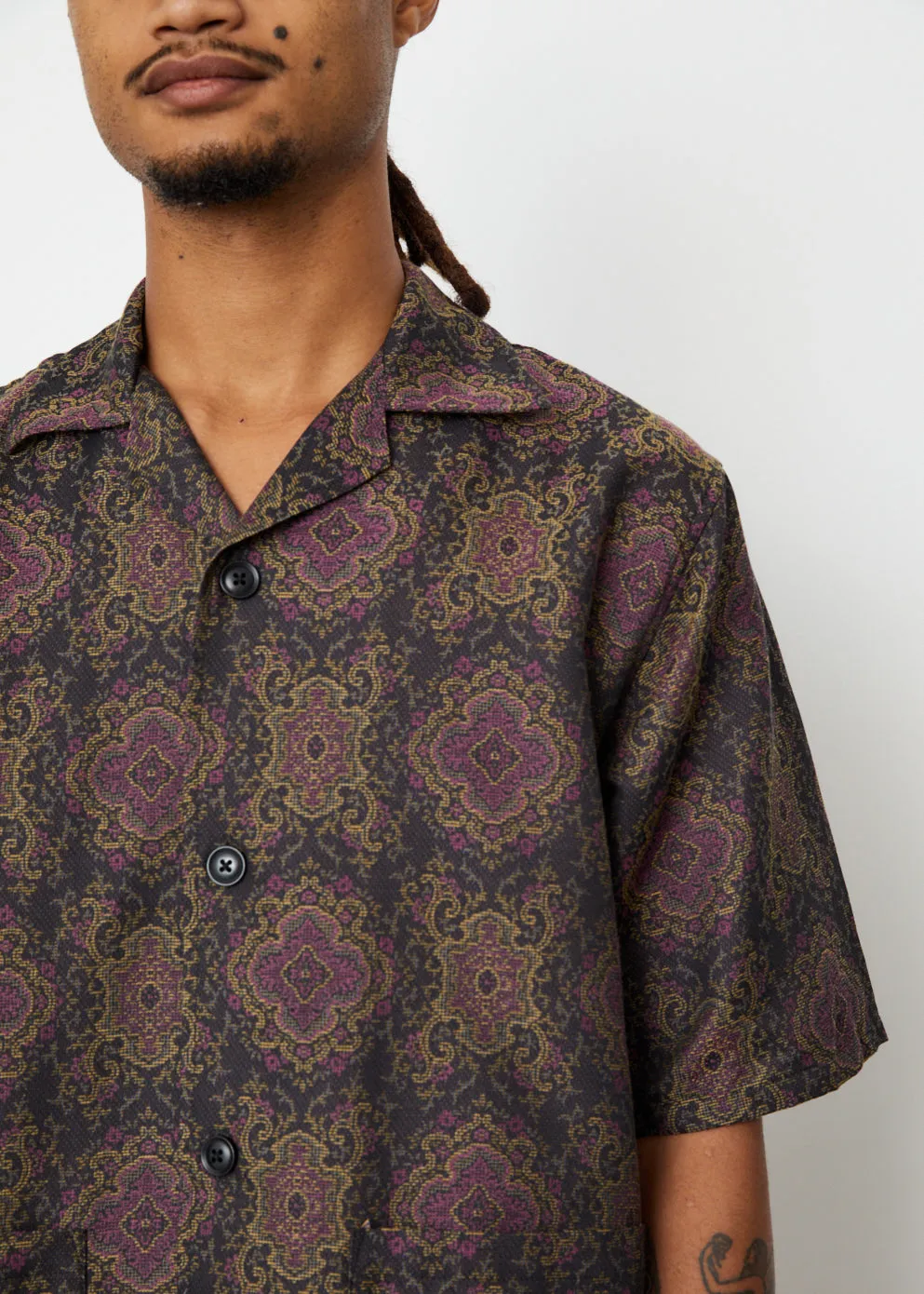 Cabana Shirt C/PE Arabesque Jacquard