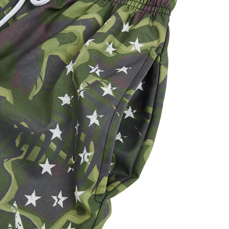 CAMO STARS 11'' INSEAM STRIPES SHORTS