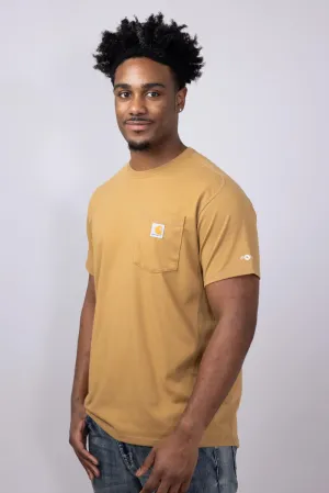 Carhartt Force Pocket T-Shirt for Men in Beach | 106652-BA0-BEACH