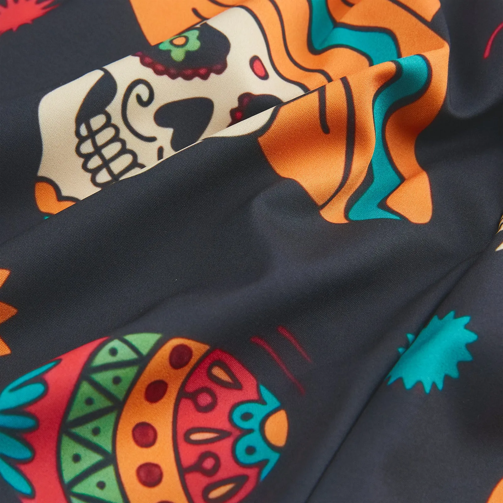 CINCO DE MAYO SKULL 5'' INSEAM SWIM TRUNKS