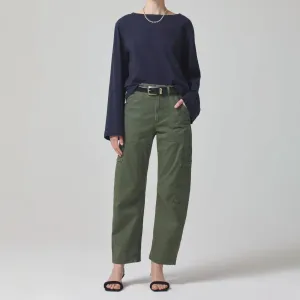 CITIZENS OF HUMANITY Marcelle Low Slung Cargo in Sateen/Surplus
