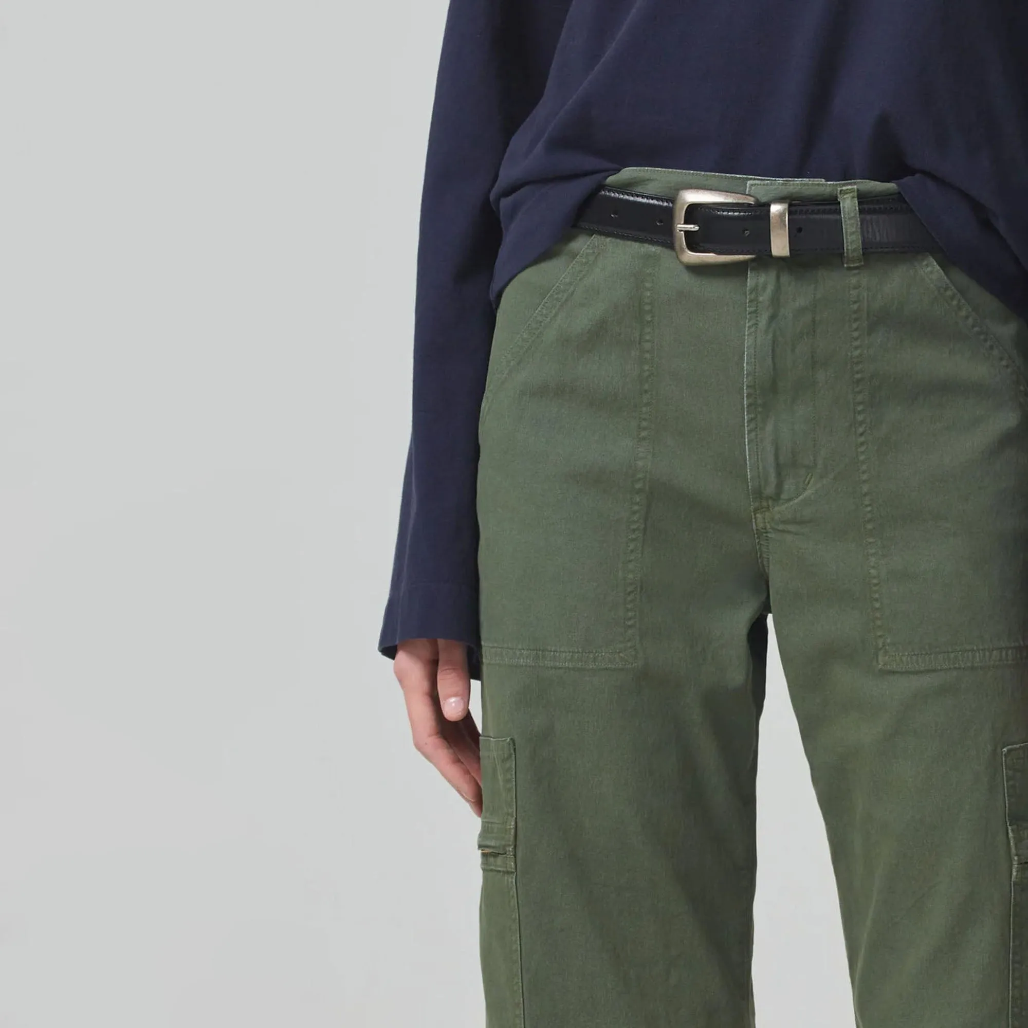 CITIZENS OF HUMANITY Marcelle Low Slung Cargo in Sateen/Surplus