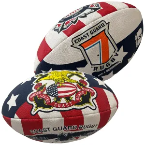 Coast Guard Flag Rugby Ball - Size 5