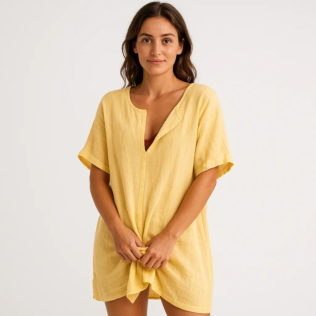 Cotton Kaftan Cover-Up | Lightweight | Vibrant and Comfortable