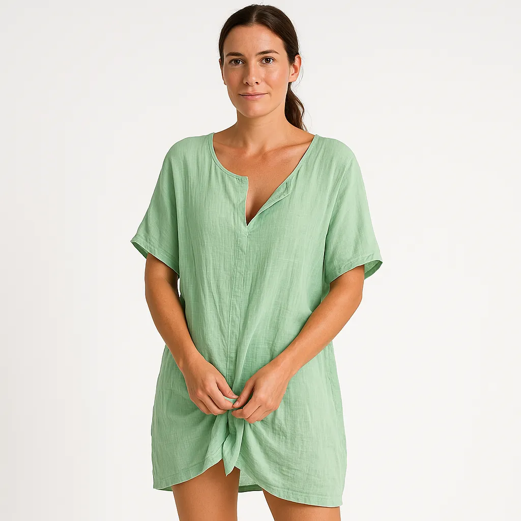 Cotton Kaftan Cover-Up | Lightweight | Vibrant and Comfortable