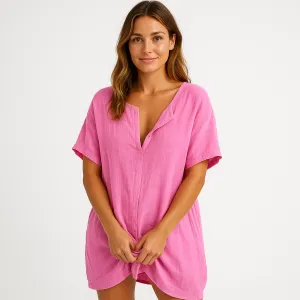 Cotton Kaftan Cover-Up | Lightweight | Vibrant and Comfortable
