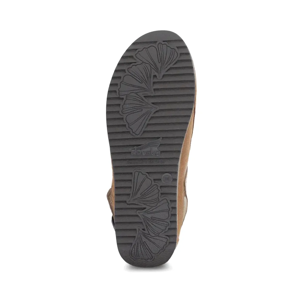 Dansko Women's Merrin Sling Back Clog in Tan Nubuck