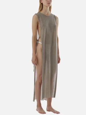 Dark Beige Beach Dress