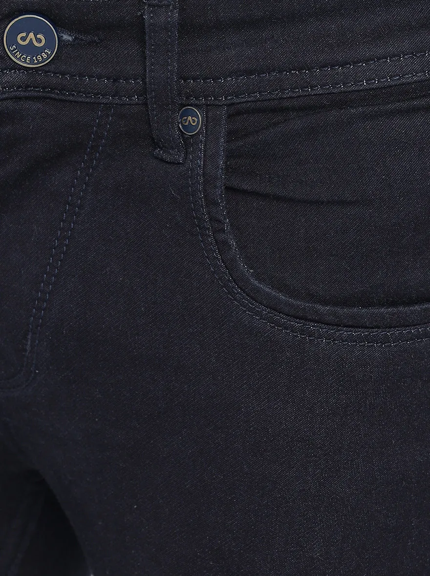 Dark Blue Washed Slim Fit Jeans | JadeBlue