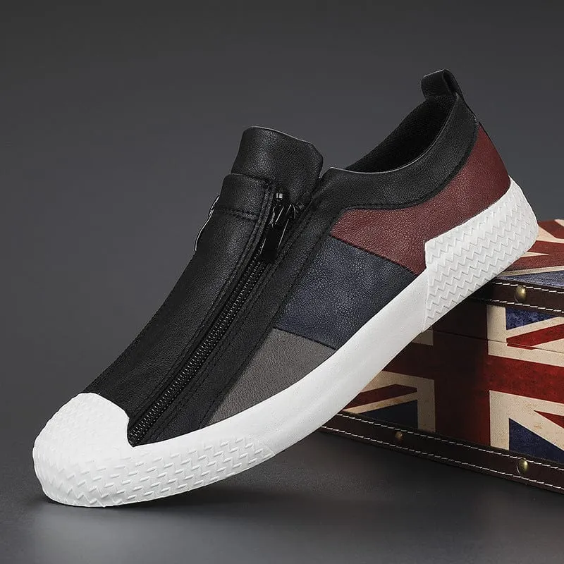 DORIANO BAROFFIO ITALIAN LEATHER SNEAKERS