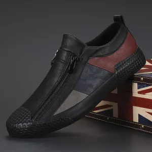 DORIANO BAROFFIO ITALIAN LEATHER SNEAKERS