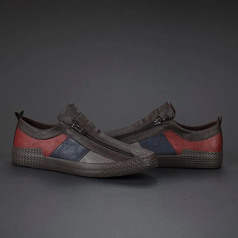 DORIANO BAROFFIO ITALIAN LEATHER SNEAKERS