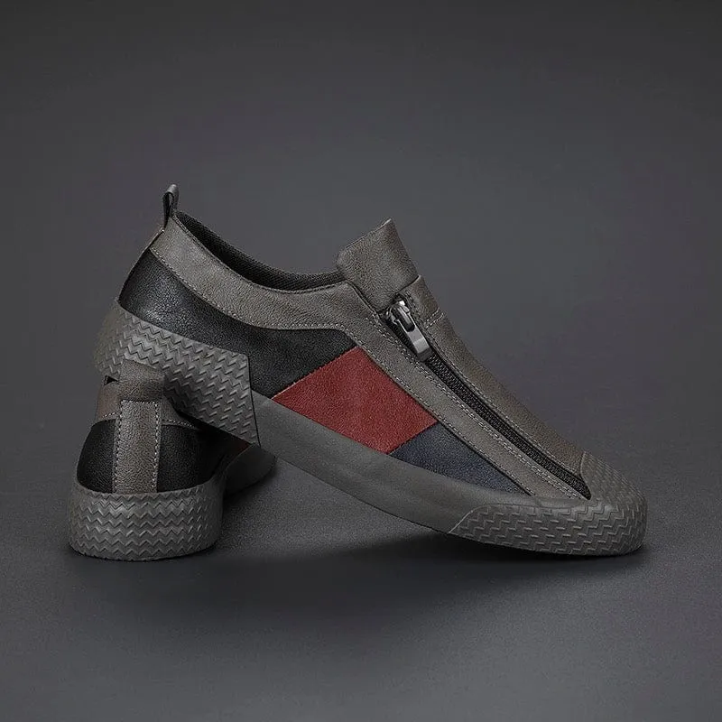 DORIANO BAROFFIO ITALIAN LEATHER SNEAKERS