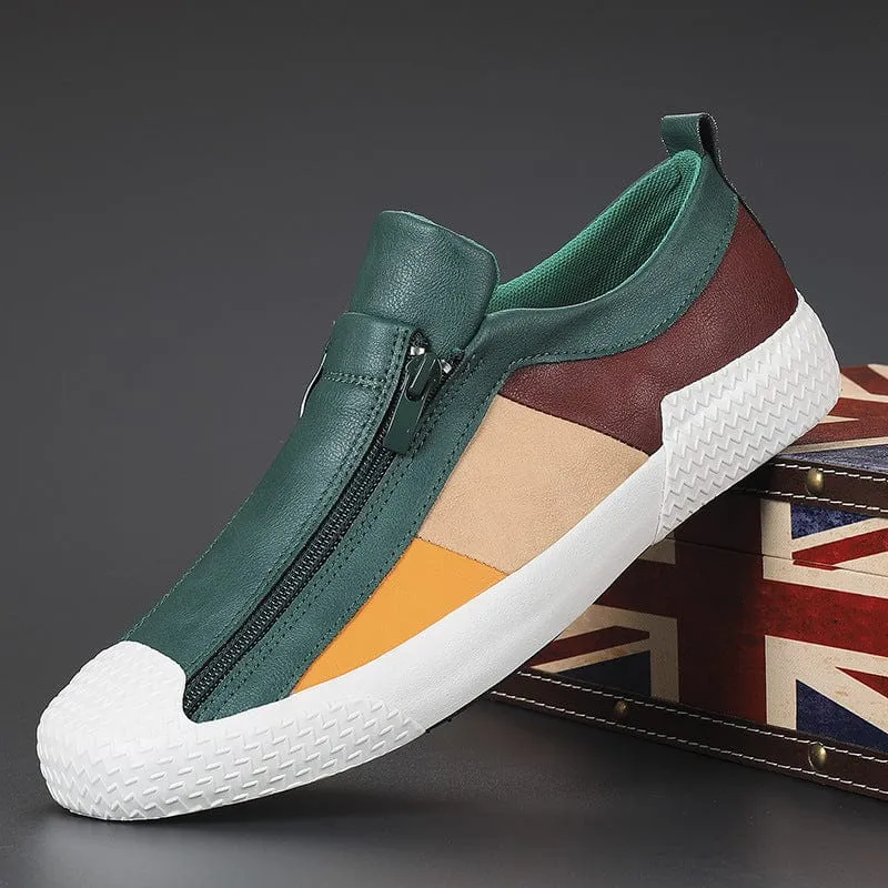 DORIANO BAROFFIO ITALIAN LEATHER SNEAKERS