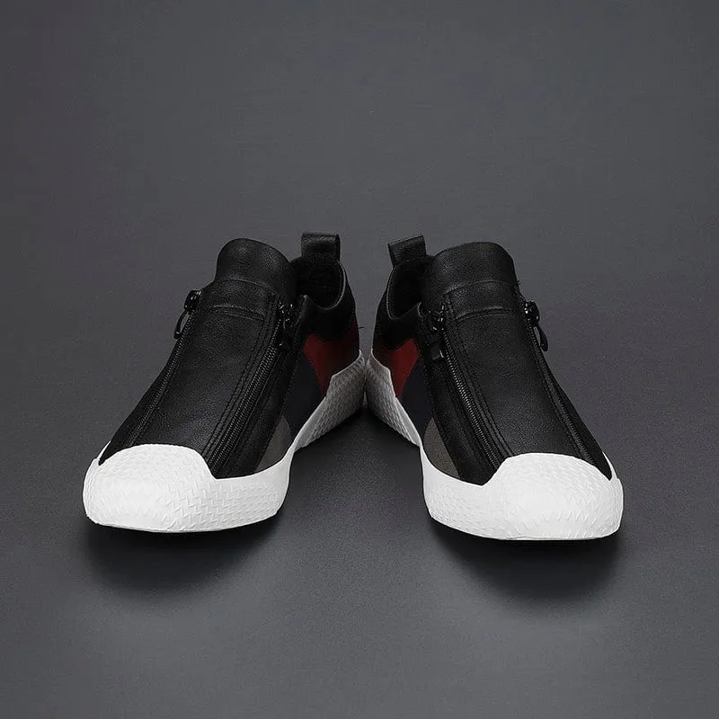 DORIANO BAROFFIO ITALIAN LEATHER SNEAKERS