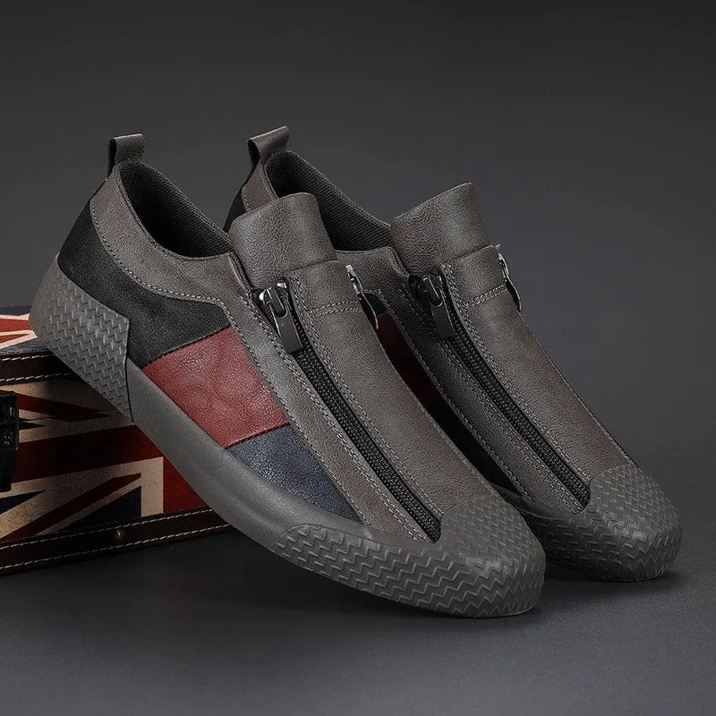 DORIANO BAROFFIO ITALIAN LEATHER SNEAKERS
