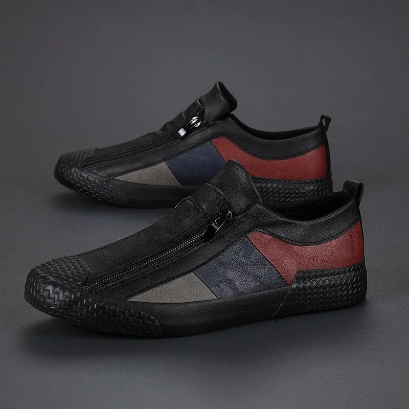 DORIANO BAROFFIO ITALIAN LEATHER SNEAKERS