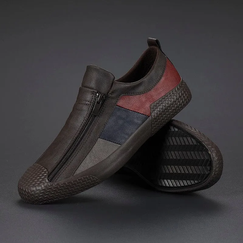 DORIANO BAROFFIO ITALIAN LEATHER SNEAKERS