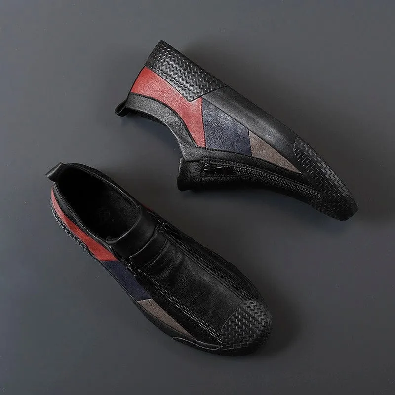 DORIANO BAROFFIO ITALIAN LEATHER SNEAKERS