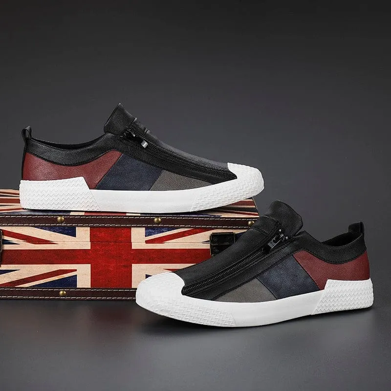 DORIANO BAROFFIO ITALIAN LEATHER SNEAKERS