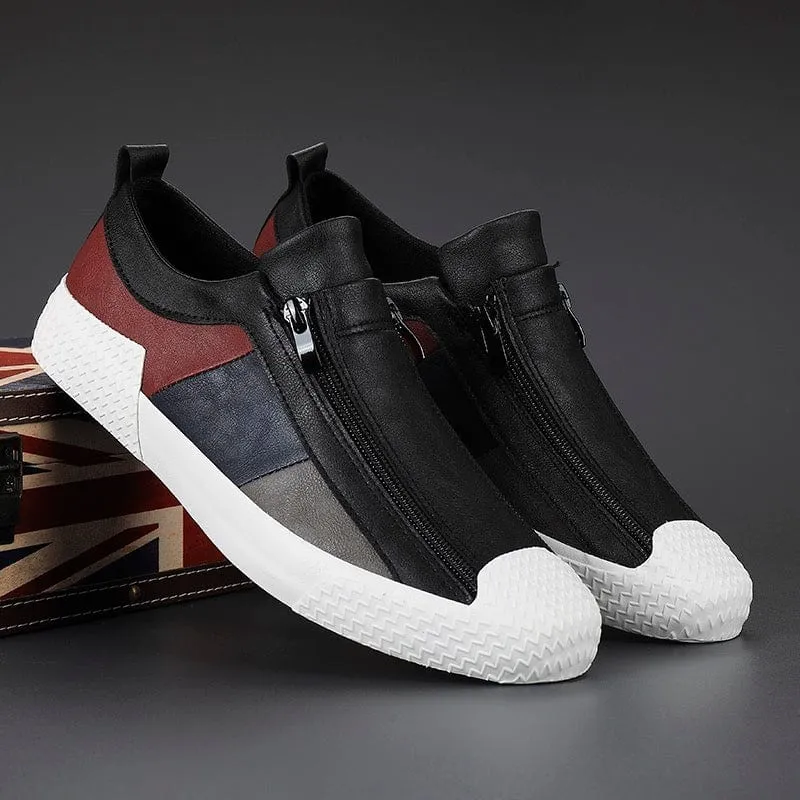 DORIANO BAROFFIO ITALIAN LEATHER SNEAKERS