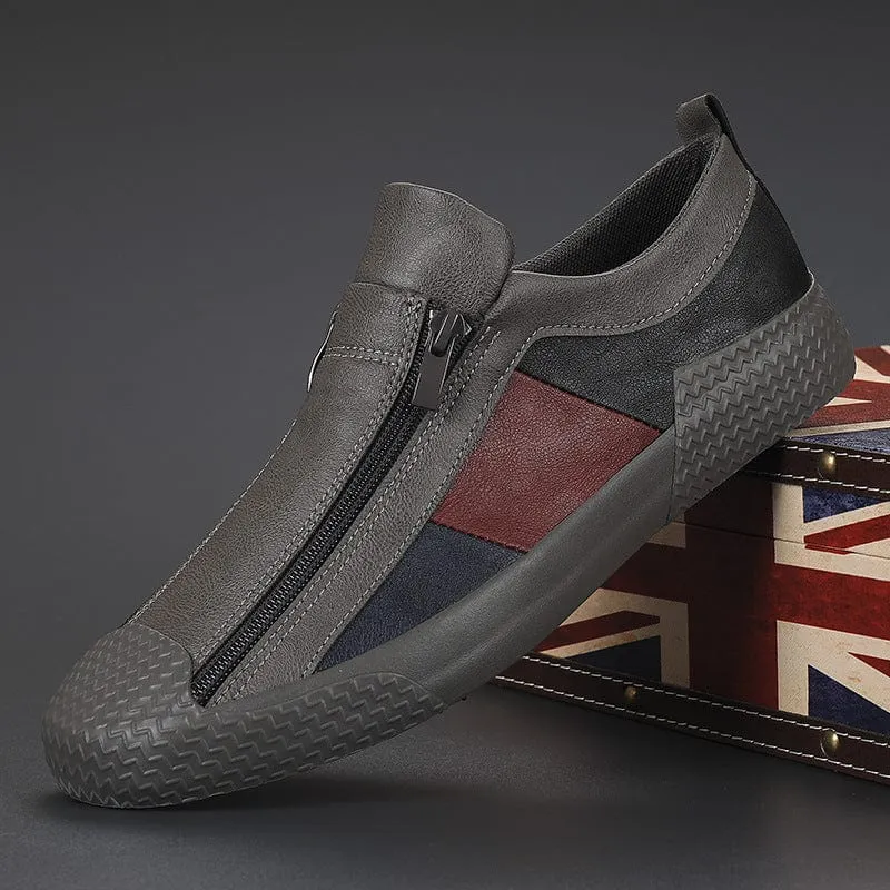 DORIANO BAROFFIO ITALIAN LEATHER SNEAKERS