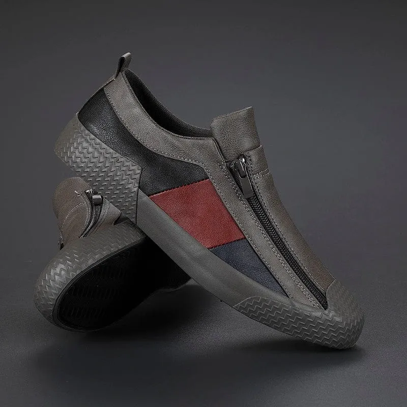 DORIANO BAROFFIO ITALIAN LEATHER SNEAKERS