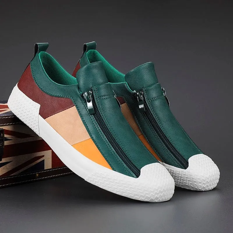 DORIANO BAROFFIO ITALIAN LEATHER SNEAKERS