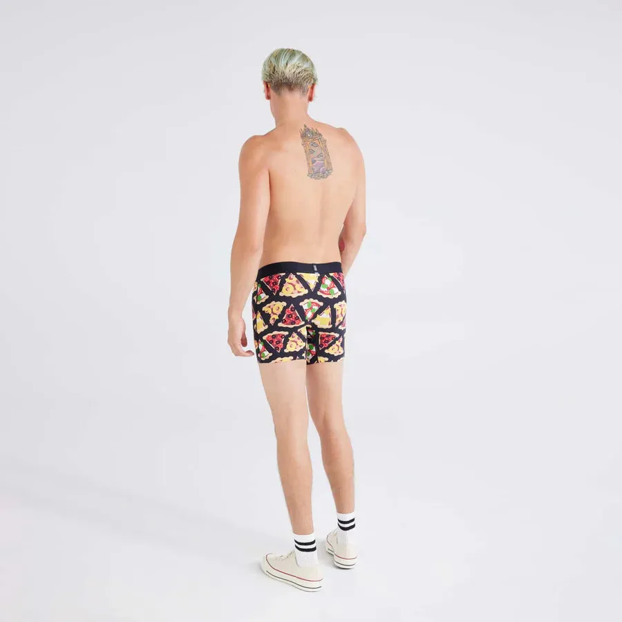 DropTemp Cooling Boxer Brief - Any Way U Slice It-Black