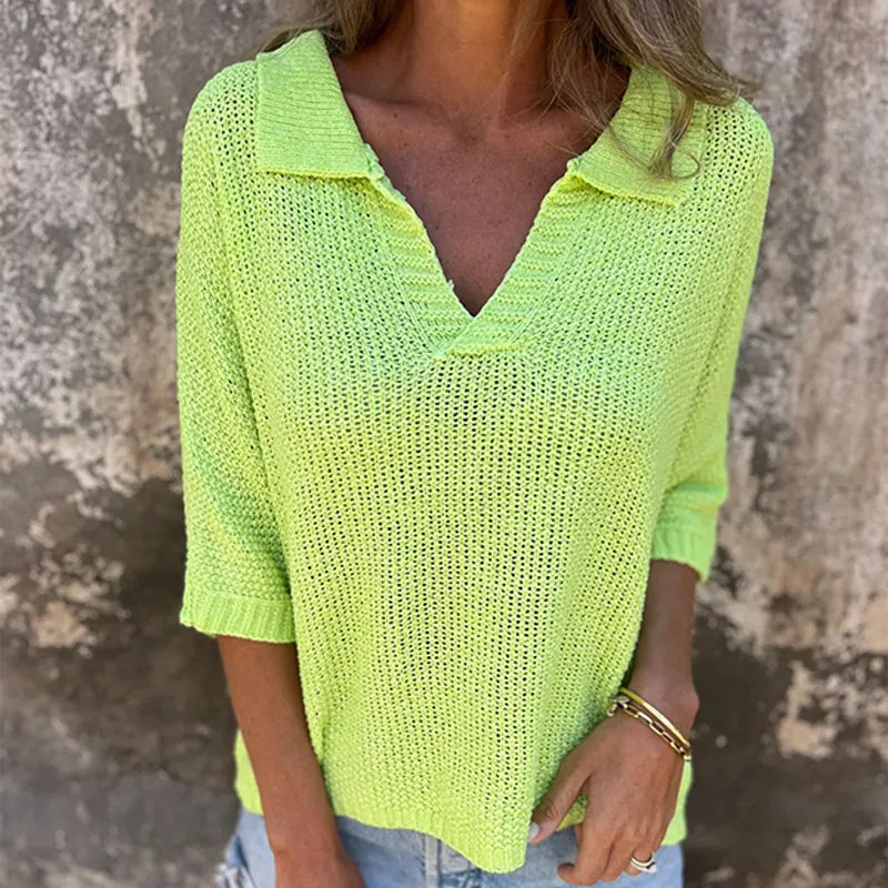 Fiona | Bohemian Knit Top