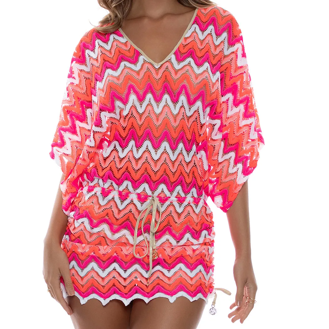 FLAMINGO BEACH - Cabana V Neck Dress