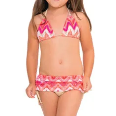 FLAMINGO BEACH T - Triangle Top Skirt Bottom Bikini