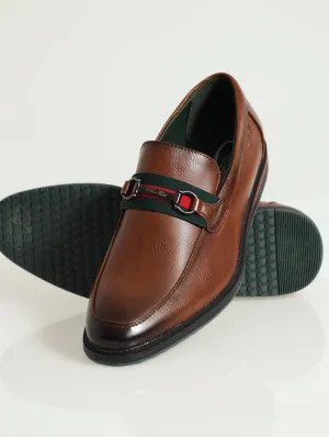 Flat Slip On With Tape Trim - Tan